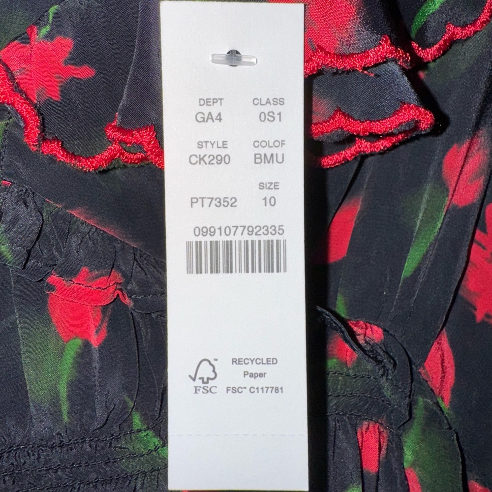 Jcrew Ruffle-collar mini dress in painted daisy print - Picture 7 of 7